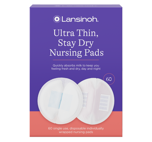 Lansinoh® Ultra Thin, Stay Dry Nursing Pads - Pack of 60