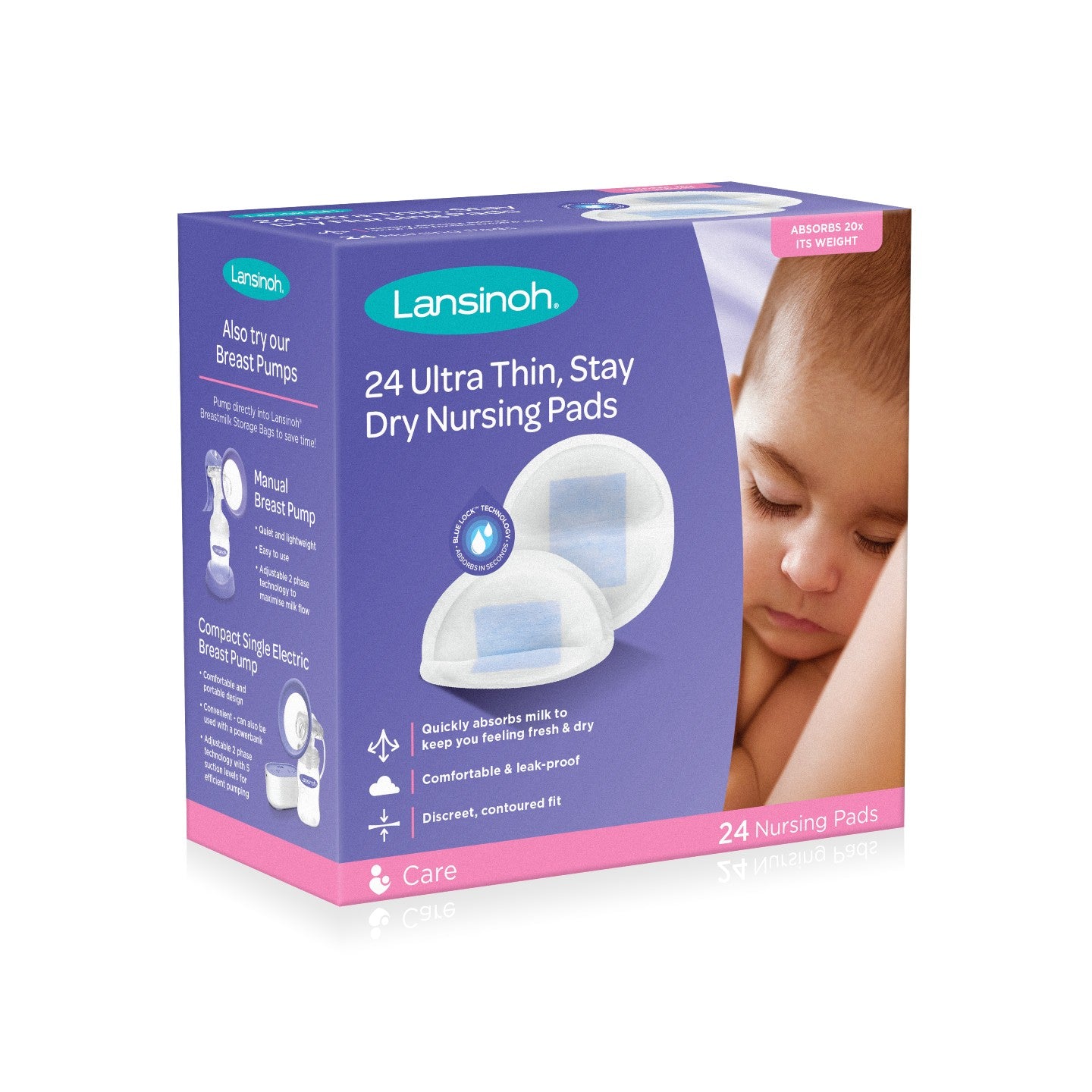 Lansinoh® Ultra Thin, Stay Dry Nursing Pads - Pack of 24